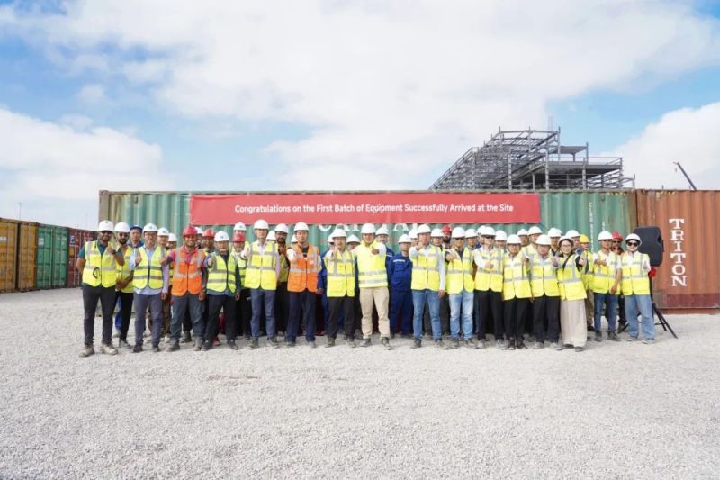 國際產(chǎn)能加速建設(shè)！中偉摩洛哥項目首批設(shè)備順利到港