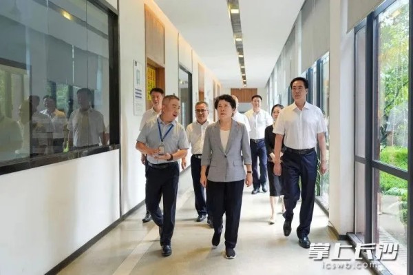 湖南省委常委、長沙市委書記吳桂英調(diào)研中偉