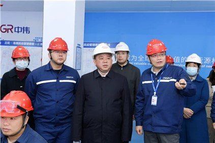 欽州市委書(shū)記林冠一行到中偉股份南部產(chǎn)業(yè)基地調(diào)研